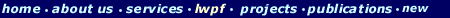 top-level navigation - text links at page end